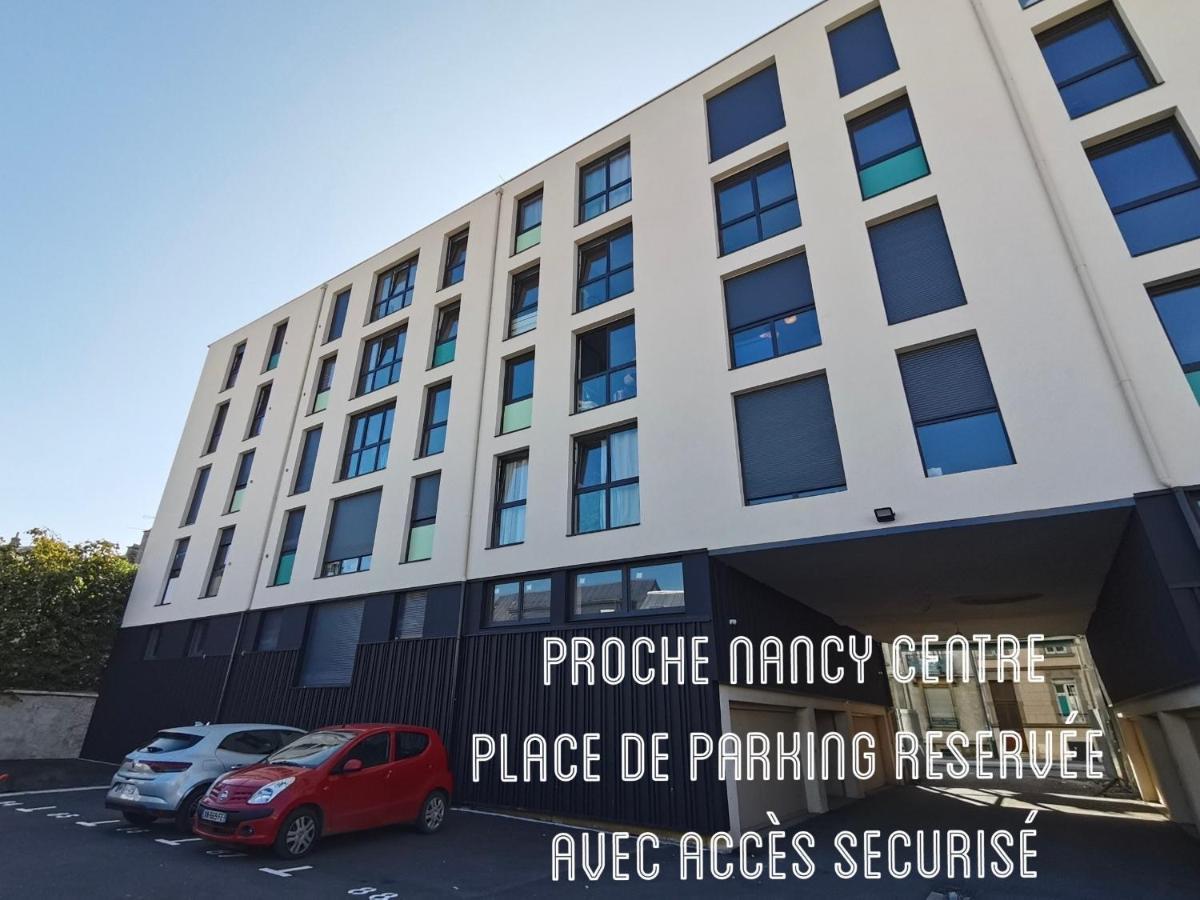 Proche Nancy Centre, A Quelques Pas Des Thermes Et Du Campus Artem, Appartement Calme Avec Parking Gratuit Exterior foto